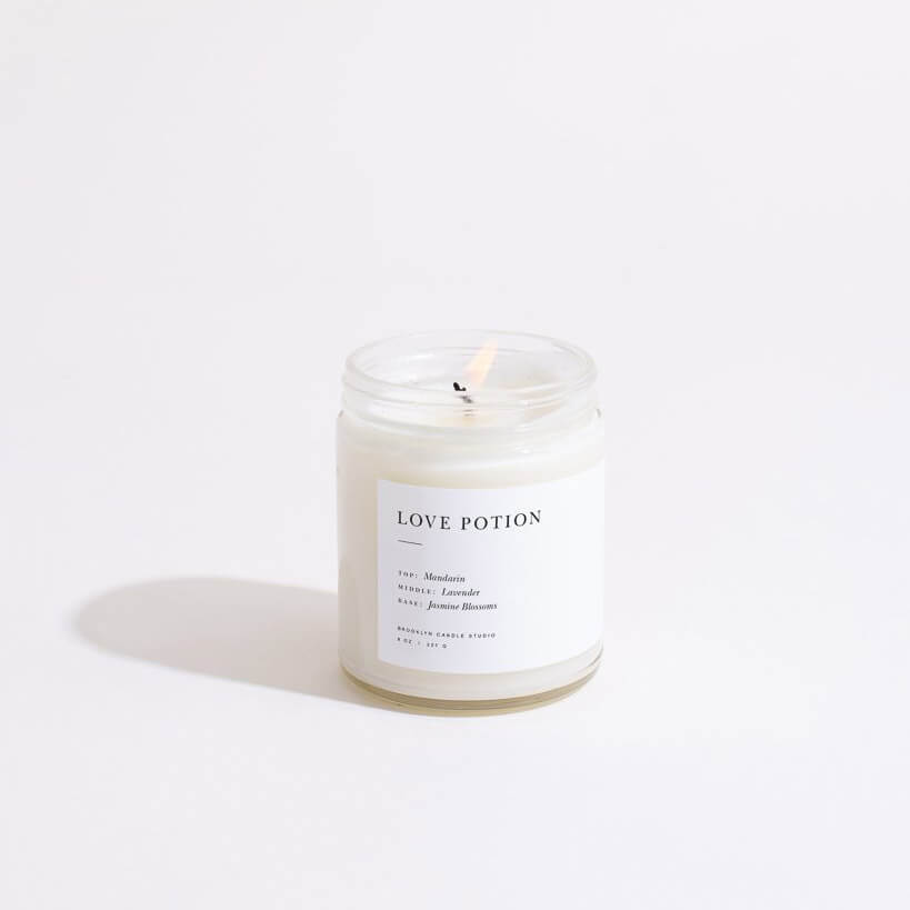 Brooklyn Candle Studio Love Potion Scented Candle - Osmology Scented Candles & Home Fragrance