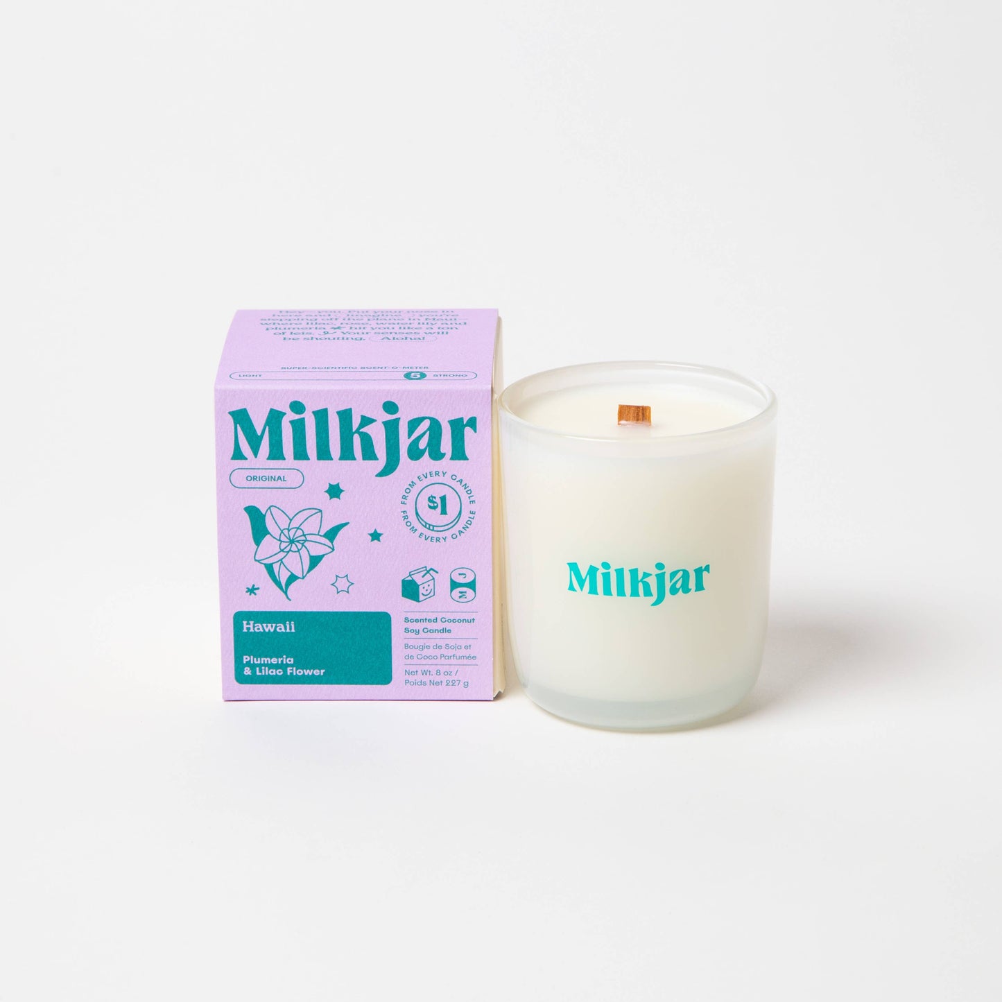 Milk Jar Candle Co. Hawaii Scented Candle